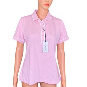 Maelreg Polo Golf Shirt NWT Performance Wear Button Up Breathable Activewear